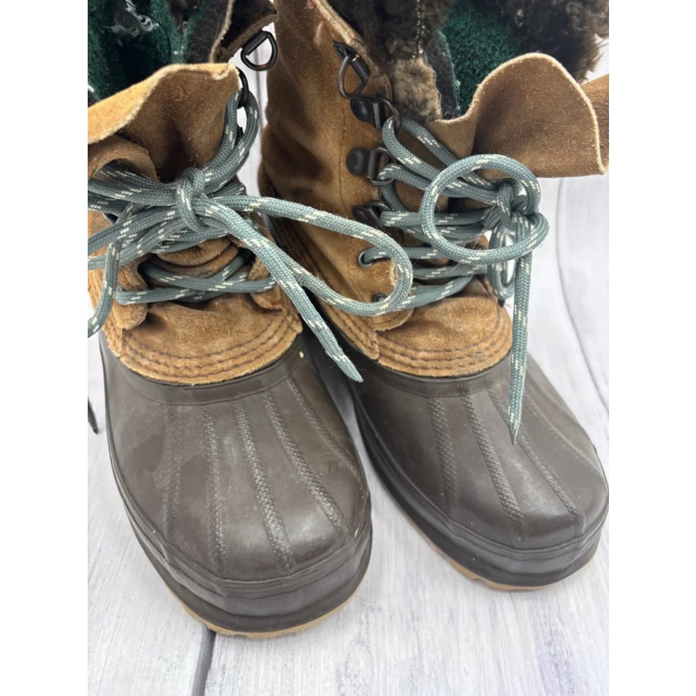 Vintage Kaufman Sorel Boots, Tan & Brown size 8.5?